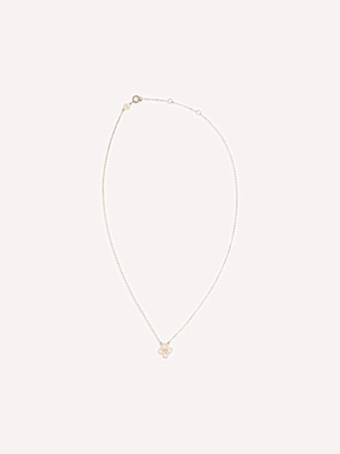 TORY BURCH Forget Me Not Clover Pendant Necklace