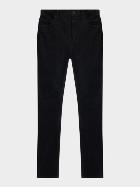 RTA Men & apos;s Bryant Black Denim Ripped Skinny Jeans