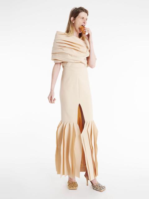 A.W.A.K.E. MODE LONG LENGTH SKIRT WITH PANELS NUDE