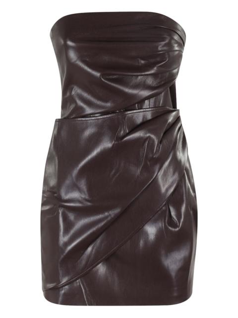 THE ANDAMANE draped mini dress