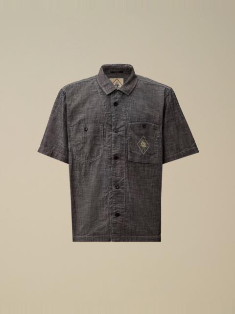 C.P. Company Chambray Short Sleeve Button Shirt
