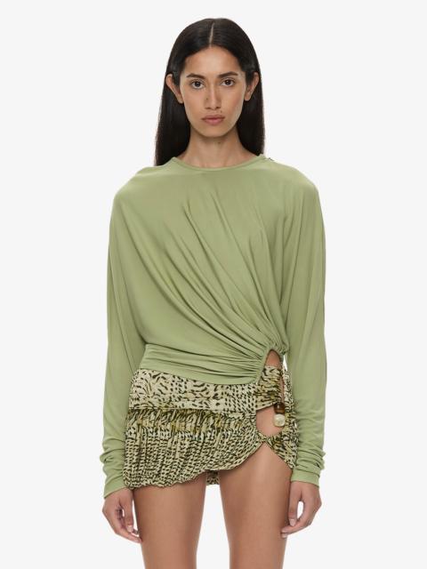 CHRISTOPHER ESBER Manto Long Sleeve Jersey Top