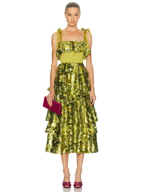AKNVAS Asta Sequin Dress