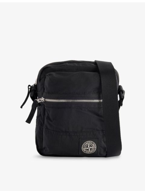 Stone Island Brand-Patch Shell Cross Body Bag