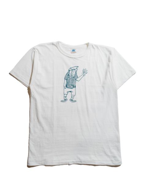 Warehouse & Co. Lot. JG-CS06 Hello T-Shirt Off White