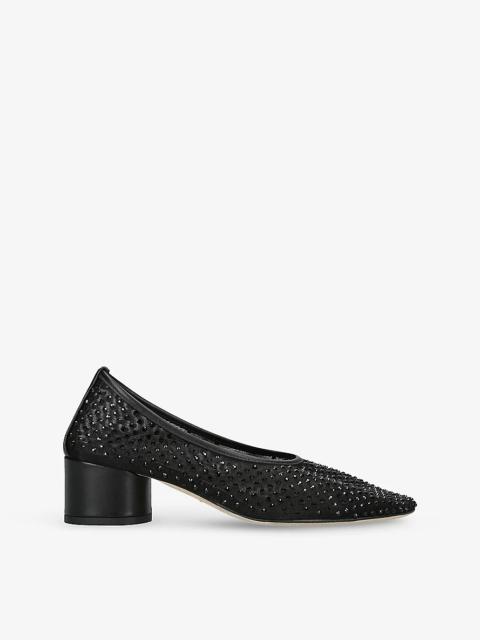Balla Pump 55 Crystal Mesh Heeled Courts