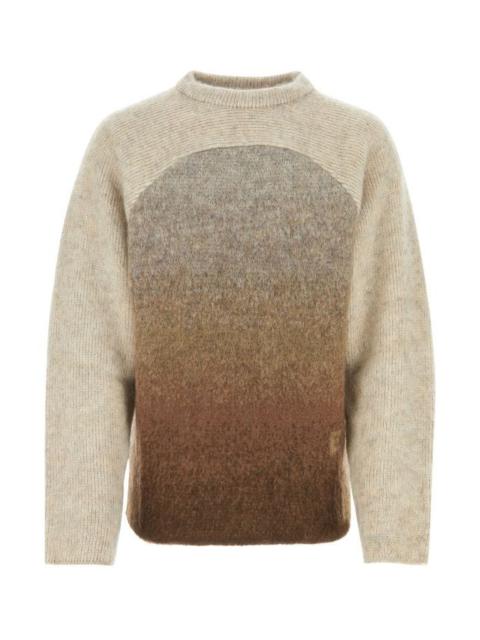 Multicolor mohair blend sweater