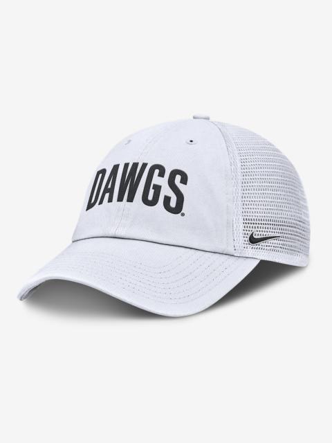 Nike Georgia Primetime Campus Club Men's Nike College Trucker Adjustable Hat
