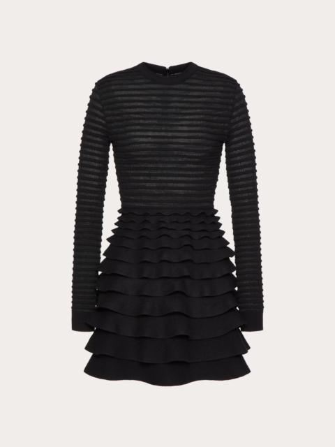 Valentino SHORT VISCOSE AND WOOL DRESS