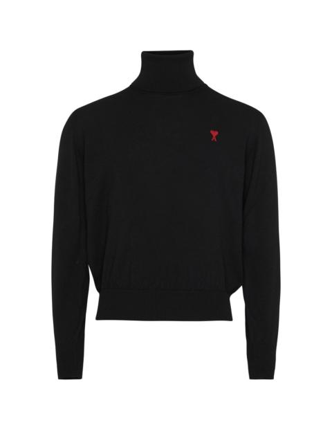 AMI Paris Ami de Cœur turtleneck sweater
