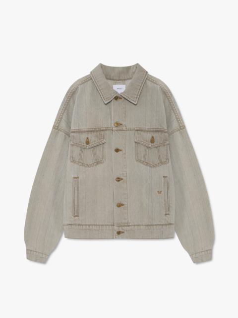 Rhude DROP-NECK DENIM TRUCKER JACKET