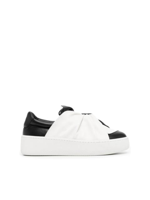 knot-detail slip-on sneakers