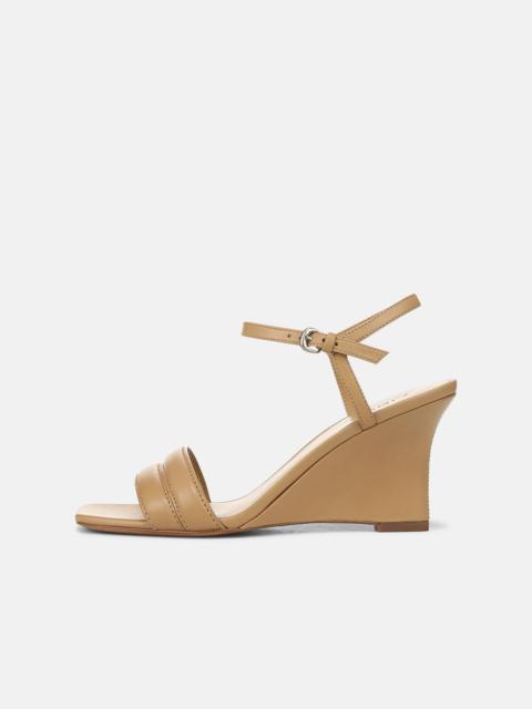 Vince Prema Leather Wedge Sandal