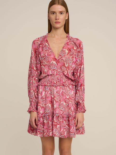 Poupette St Barth Mini Dress Alua - Pink Joplin