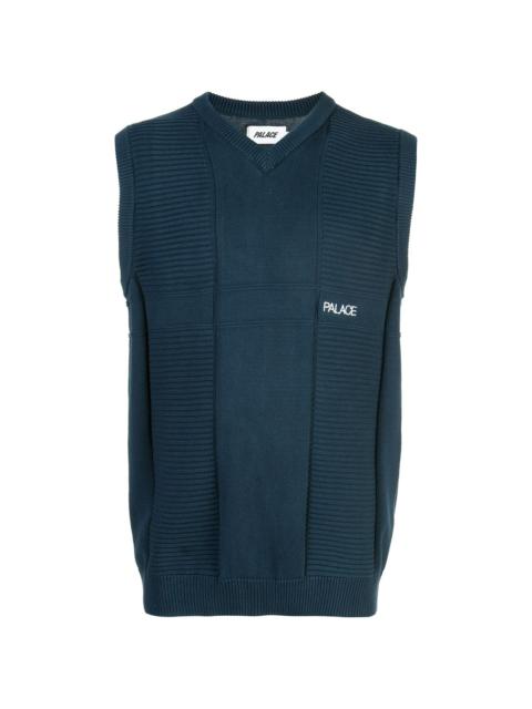PALACE short-sleeve knitted vest