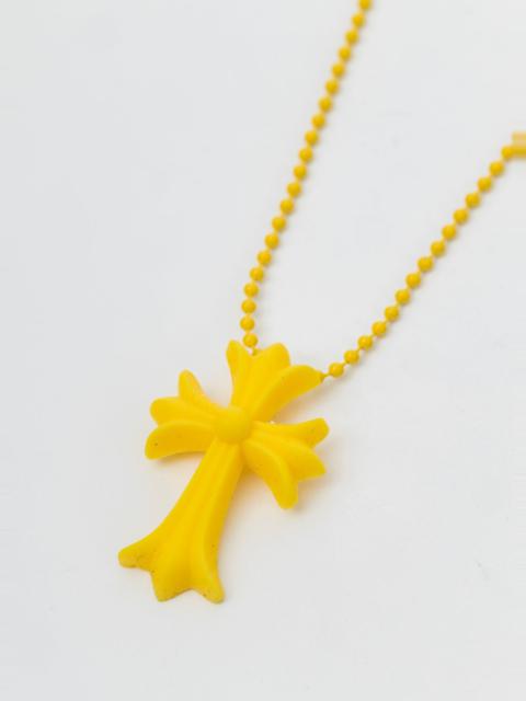 Chrome Hearts Yellow Resin Cross Necklace