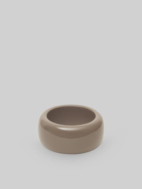 The Frankie Shop TFS Glossy Bangle - Taupe