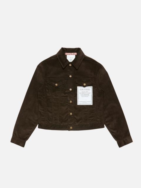 Acne Studios Corduroy jacket - Dark brown