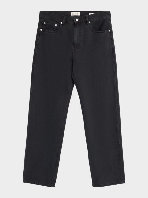 FRAME Men's Straight-Leg Relaxed Jeans