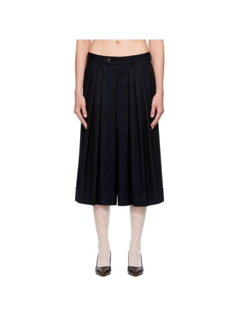 Vivienne Westwood Navy & Black Culottes Trousers