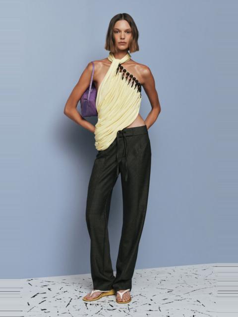 CHRISTOPHER ESBER Tropique Relaxed Tie Pant dark grey