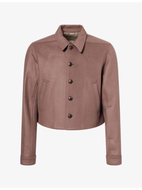 Rick Owens Brad Boxy Wool Jacket