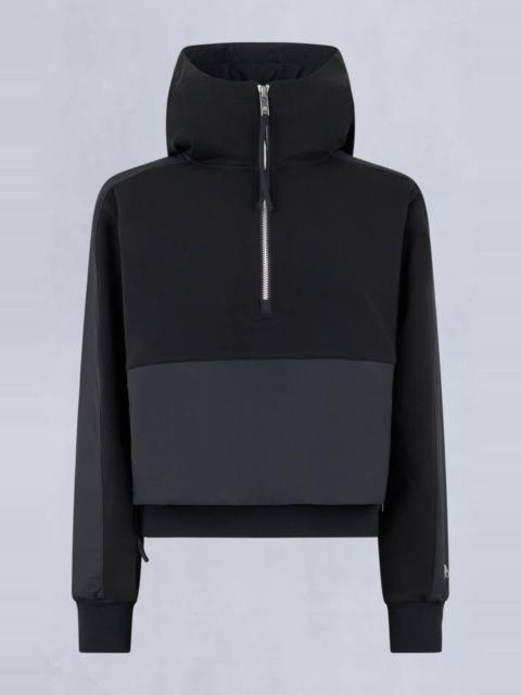 MOOSE KNUCKLES MIXMEDIA QUARTER-ZIP HOODIE