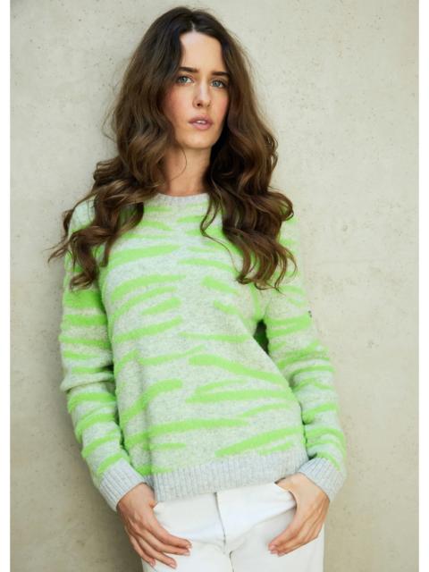 SAINT JAMES OLTEN Zebra Sweater