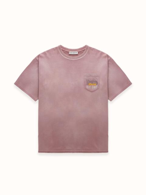 DUKE + DEXTER DR4 Eat Dirt Dusty Rose Pocket T-Shirt