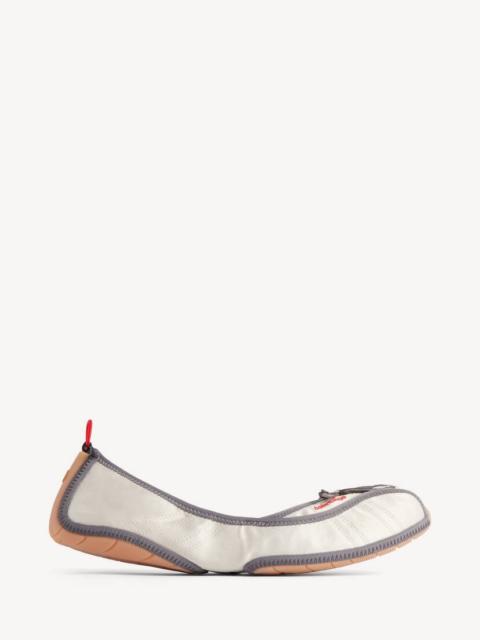 BALENCIAGA Women's Ballet Sneaker in Eggshell/grey/navy/red