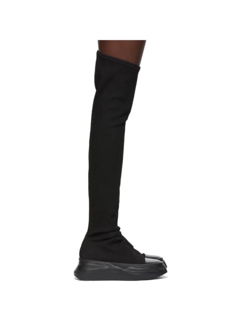 Rick Owens DRKSHDW Denim Abstract Stockings Boots