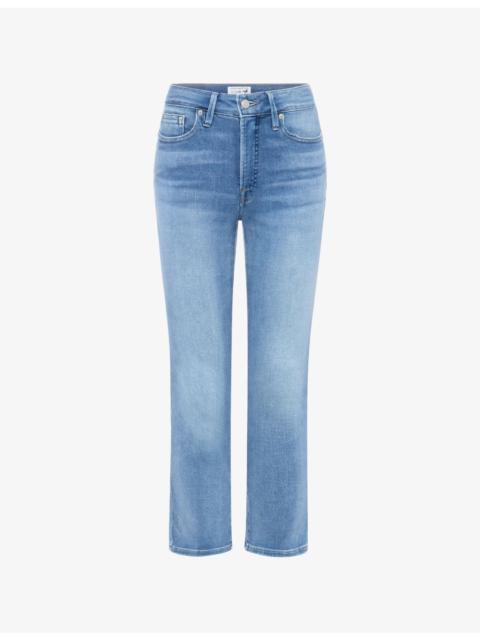 GOOD AMERICAN Dolly’s Joleans Straight-Leg Petite Denim Jeans