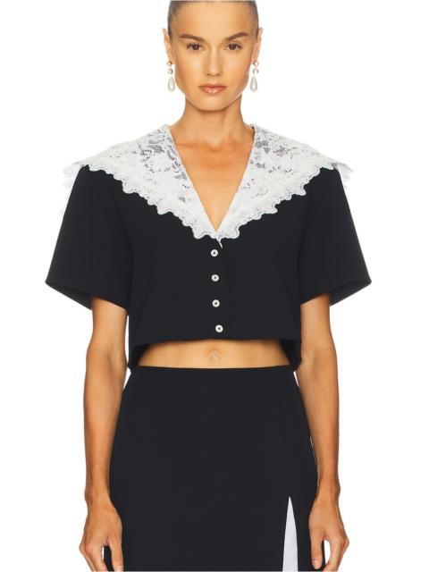 HELSA The Sailor Shirt With Lace Collar