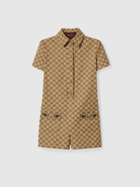 GUCCI Original GG canvas jumpsuit