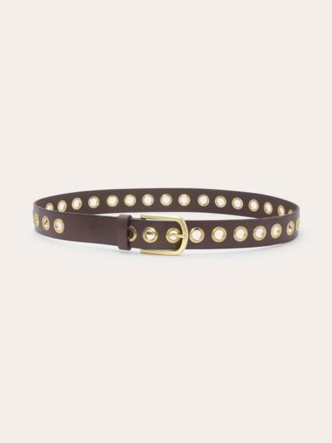 RAMY BROOK Mina Leather Grommet Belt