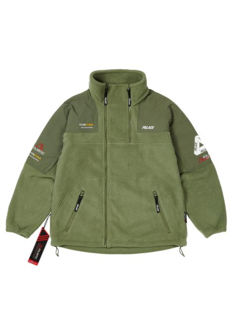 PALACE POLARTEC DOUBLE ZIP FUNNEL OLIVE