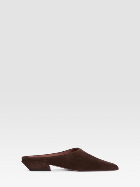 PARIS TEXAS Suede mule