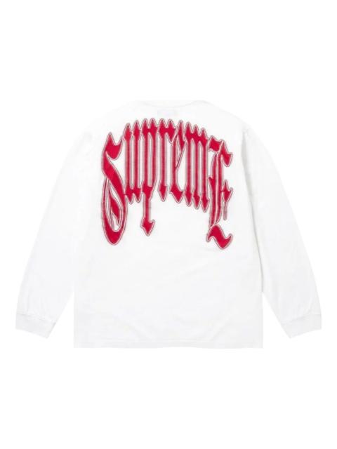 Supreme Supreme FW26 Intarsia L/S T-Shirt 'White' SUP-FW26-014-WHT