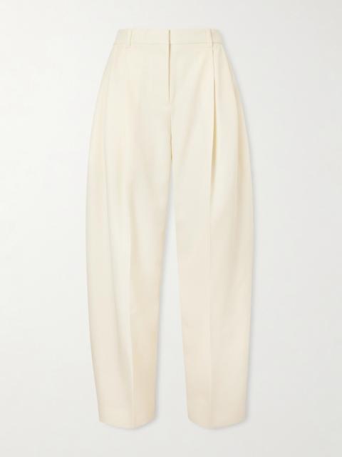 JACQUEMUS D'homme Pleated Wool Tapered Pants
