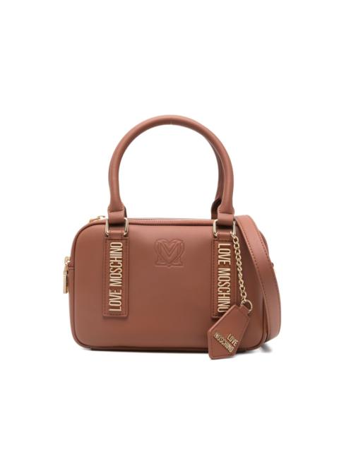 Moschino logo-lettering tote bag