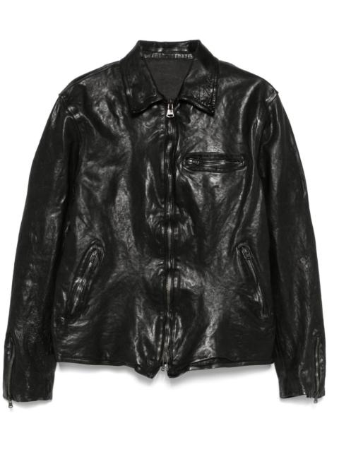 Yohji Yamamoto leather jacket