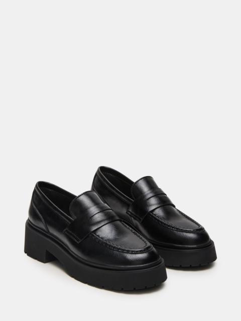 STEVE MADDEN LAYKEN BLACK LEATHER