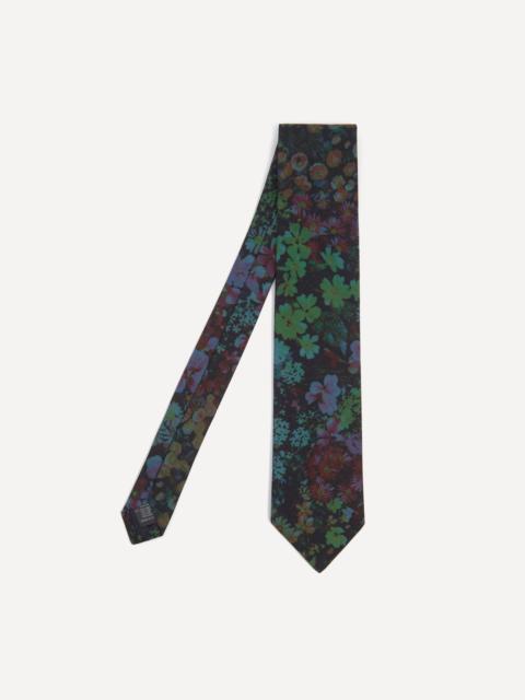 Dries Van Noten Floral Printed Viscose Tie