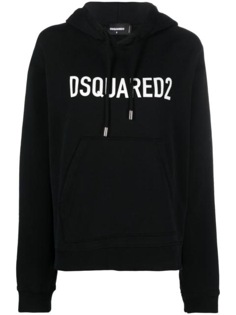 DSQUARED2 logo-print hoodie