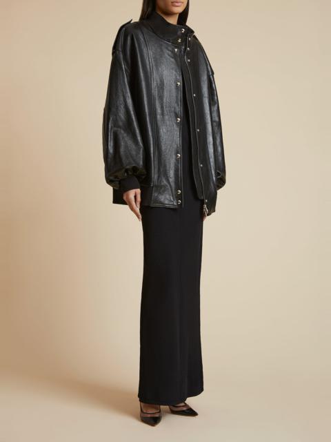 The Farris Jacket in Black Leather