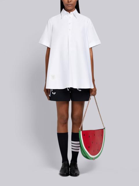 Thom Browne short-sleeve Oxford shirt dress