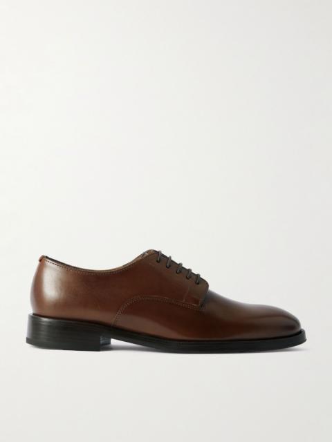 Paul Smith Jason Leather Derby Shoes Brown