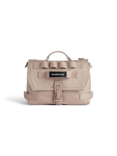 BALENCIAGA Men's Army Small Messenger Bag  in Beige