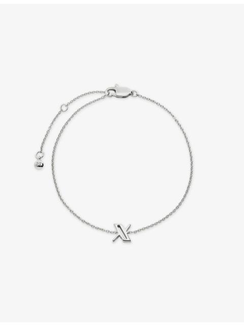 MONICA VINADER Initial X Sterling-Silver Bracelet