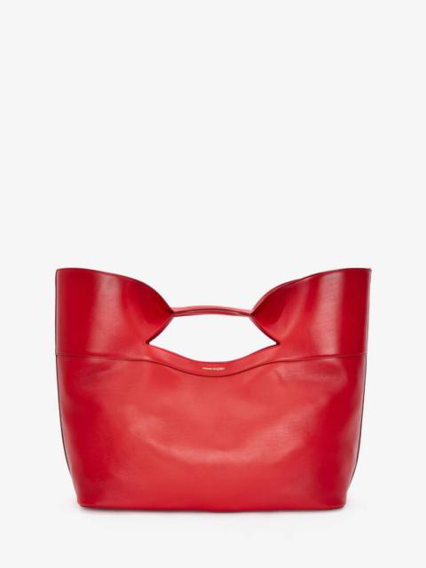 Alexander McQueen Women's The Bow in Lust Red